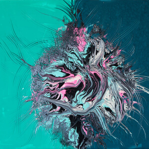 Клетка. 60x50, Акрил, холст, 2021 год